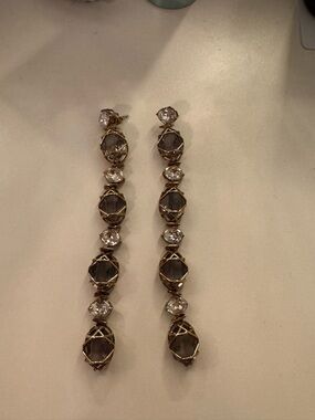 Dior Crystal Drop Earrings